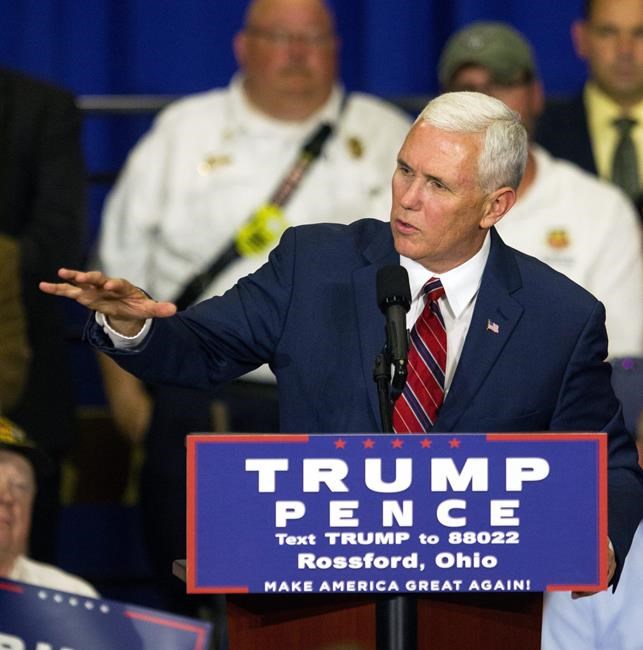 Trump's crude remarks put running mate Pence in awkward spot | iNFOnews.ca