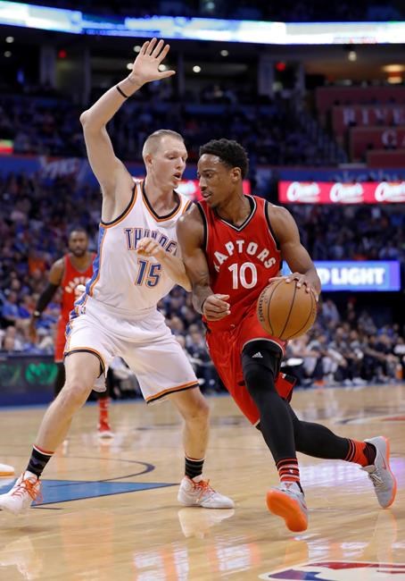 DeRozan scores 37, leads Raptors past Thunder 112-102 | iNFOnews.ca DeRozan scores 37, leads Raptors past Thunder 112-102 | iNFOnews.ca