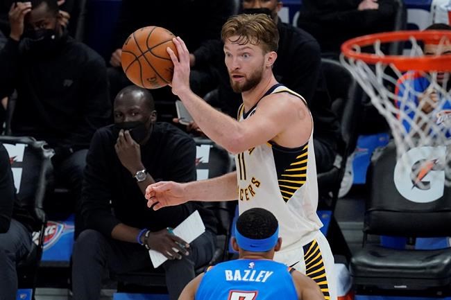 Sabonis has triple-double by half; Pacers top Thunder 152-95 | iNFOnews.ca