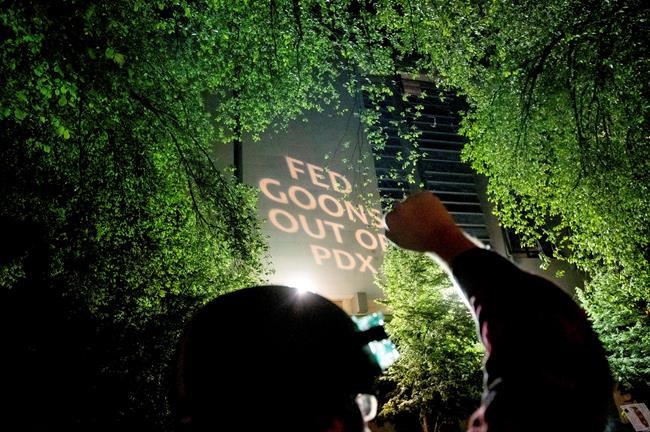 Portland police declare unlawful assembly during protest | iNFOnews.ca