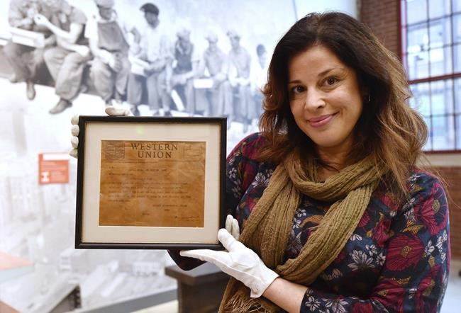 Museum gets telegram lauding steel firm in Lindbergh flight | iNFOnews.ca