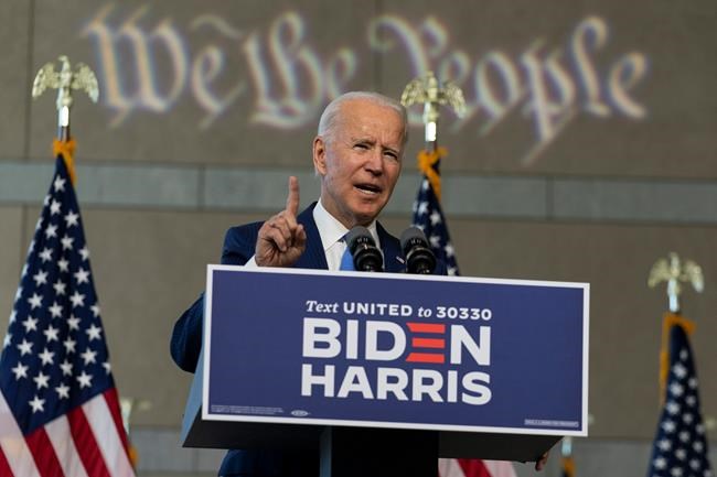 Biden to GOP senators: Don't jam through Ginsburg nominee | iNFOnews.ca CP1845661300