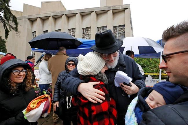 About 100 gather for 'healing service' outside synagogue | iNFOnews.ca About 100 gather for 'healing service' outside synagogue | iNFOnews.ca