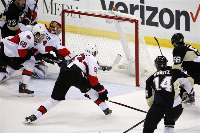 Crosby's hat trick powers Penguins past Senators, 6-5 | iNFOnews.ca CP36246161