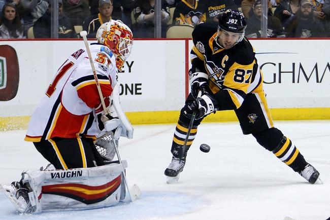 Flames edge Penguins 3-2 in shootout; Crosby gets point 998 | iNFOnews.ca