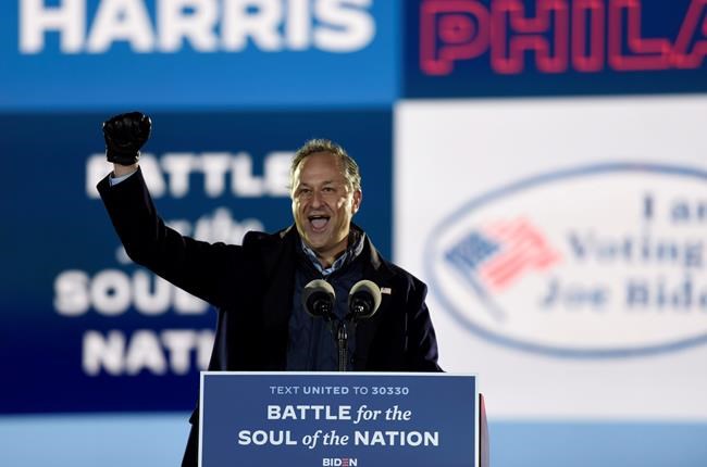 Harris' husband, Doug Emhoff, poised to break stereotypes | iNFOnews.ca