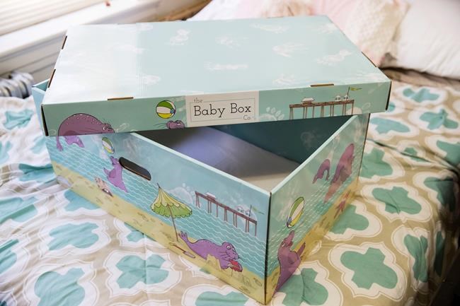 Cardboard boxes as cribs? Safety sleep program expands | iNFOnews.ca Cardboard boxes as cribs? Safety sleep program expands | iNFOnews.ca