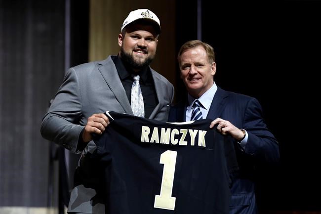 The Latest: Saints end 1st round by taking Ryan Ramczyk | iNFOnews.ca