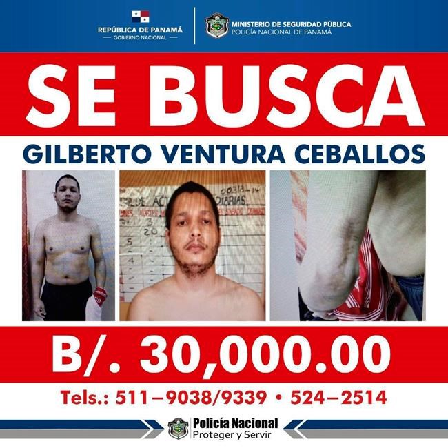 Man convicted of killings escapes Panama prison a 2nd time | iNFOnews.ca