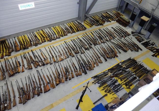 French customs agents find stash of weapons in sports shop | iNFOnews.ca