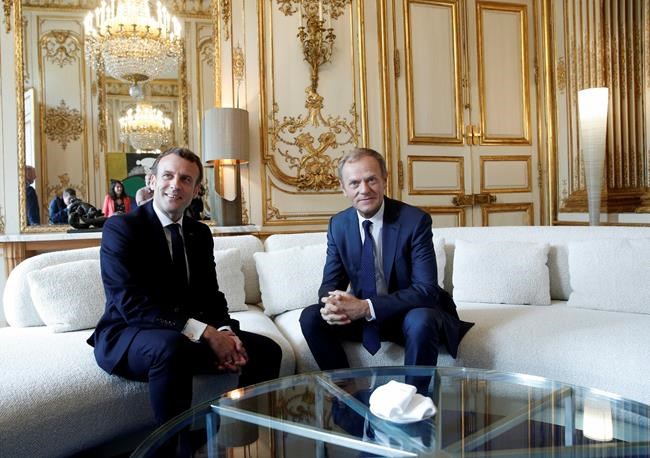 Macron says Bannon, Russians eroding Europe ahead of EU vote | iNFOnews.ca