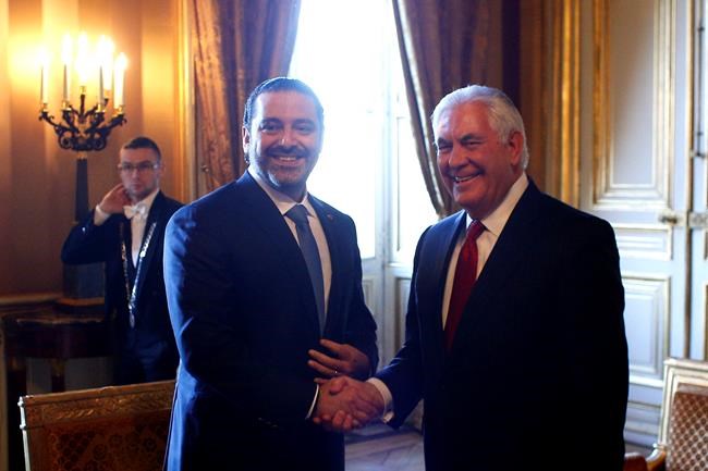 The Latest: Tillerson confirms Lebanese PM to remain in post | iNFOnews.ca The Latest: Tillerson confirms Lebanese PM to remain in post | iNFOnews.ca