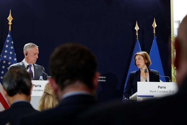 Mattis vows no cut in military support for France in Mali | iNFOnews.ca