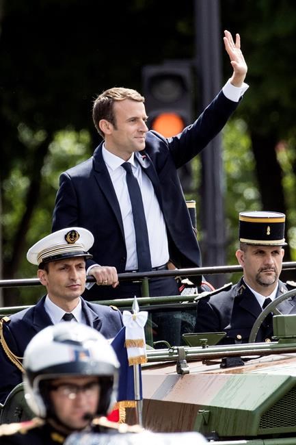 The Latest: France's new president visits military hospital | iNFOnews.ca