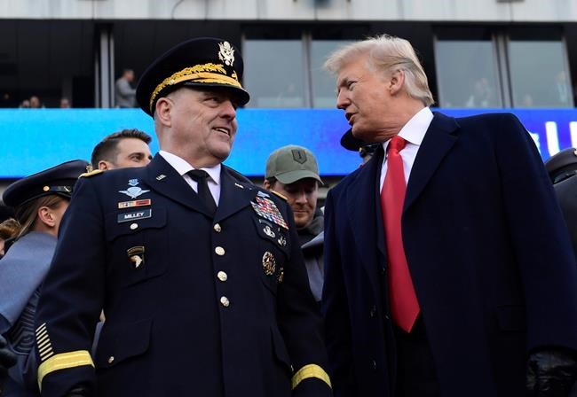 Trump picks Army chief of staff as next top military adviser | iNFOnews.ca