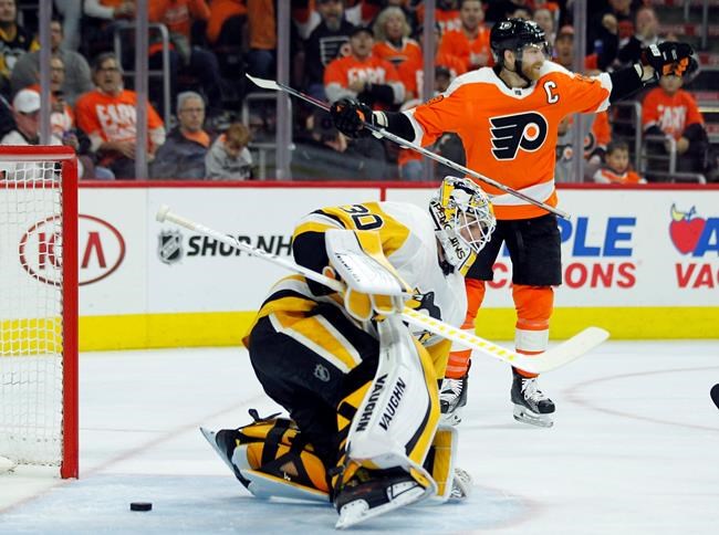 Crosby scores goal, leads Penguins to 5-1 Game 3 over Flyers | iNFOnews.ca Crosby scores goal, leads Penguins to 5-1 Game 3 over Flyers | iNFOnews.ca