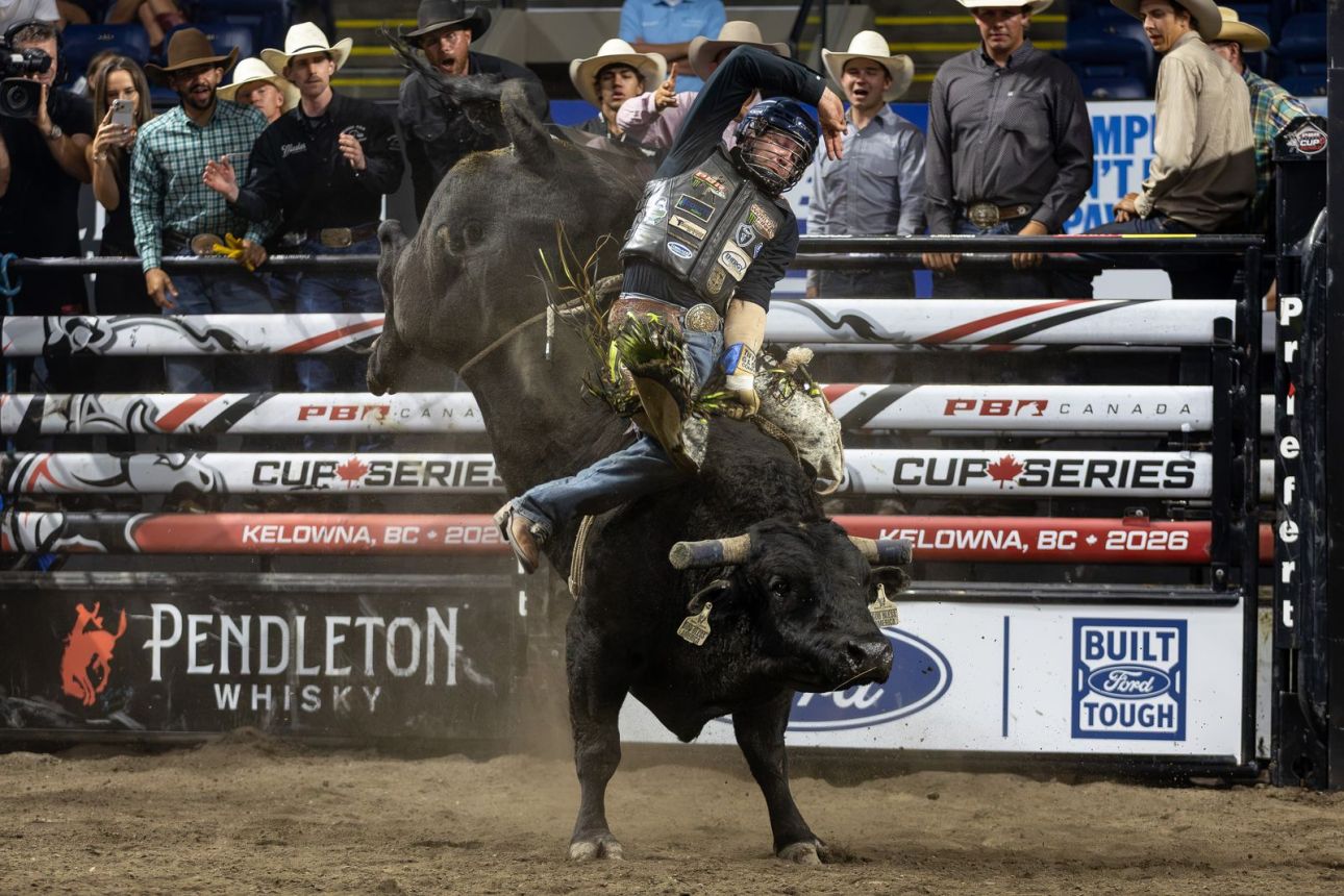 Professional Bull Riders hang on for Okanagan Challenge