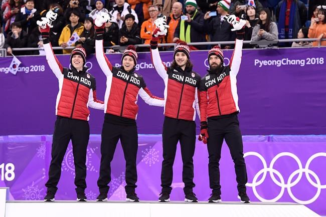 NewsAlert: Canada's short-track speedskating team wins bronze in men's 5,000 relay | iNFOnews.ca NewsAlert: Canada's short-track speedskating team wins bronze in men's 5,000 relay | iNFOnews.ca