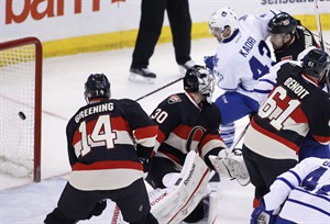 Nazem Kadri scores hat trick for Maple Leafs in 4-0 victory over Senators | iNFOnews.ca CP22696575