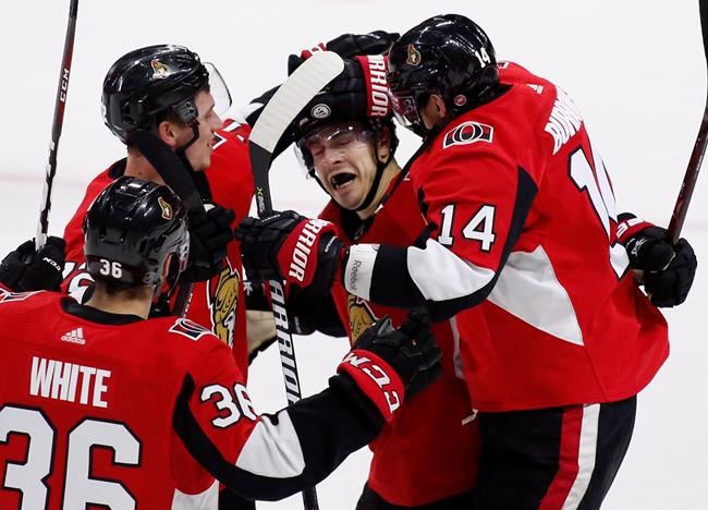 Pageau scores on penalty shot in overtime as Senators upset Panthers 3-2 | iNFOnews.ca
