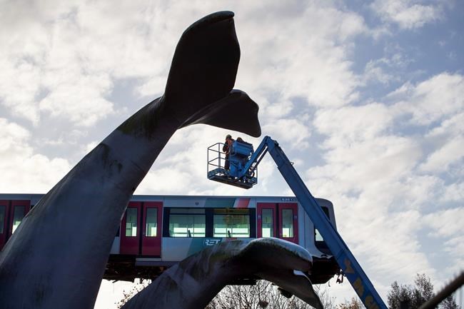 Dutch train caught by whale sculpture to be salvaged | iNFOnews.ca