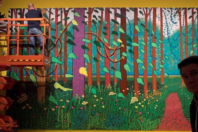 Back to his roots: Hockney landscapes adorn Van Gogh Museum | iNFOnews.ca CP2144850756