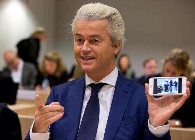 Dutch lawmaker Wilders wants hate speech case dropped | iNFOnews.ca CP1567791470