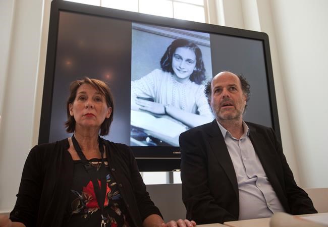 Dutch researchers uncover dirty jokes in Anne Frank's diary | iNFOnews.ca CP35122536