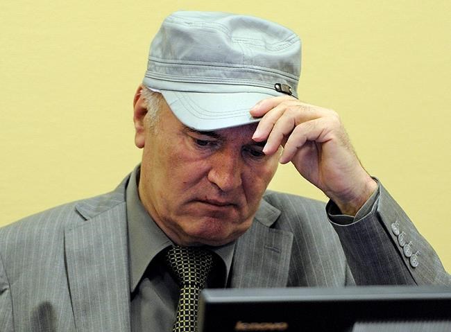 UN judges to deliver verdicts next month in Mladic trial | iNFOnews.ca