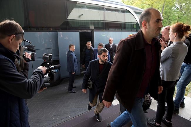 The Latest: Russia shows media alleged witnesses from Syria | iNFOnews.ca