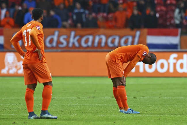 Netherlands loses 3-2 to 10-man Czech Republic, fails to qualify for European Championship | iNFOnews.ca CP34932377