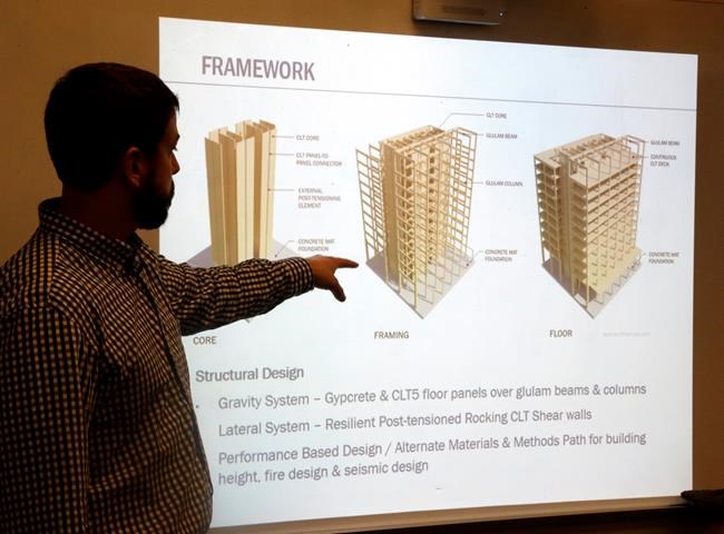Oregon city approves permit for US' 1st all-wood high-rise | iNFOnews.ca CP519449288