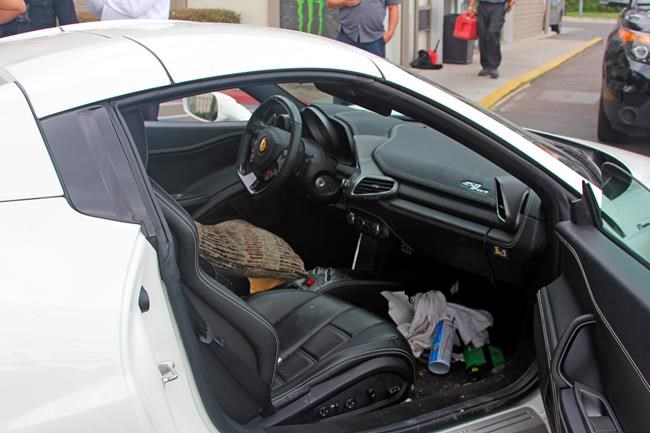 Stolen Ferrari trashed; man arrested after seeking gas money | iNFOnews.ca Stolen Ferrari trashed; man arrested after seeking gas money | iNFOnews.ca