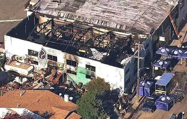 Witness recalls escape from Oakland warehouse during fire | iNFOnews.ca CP899935148