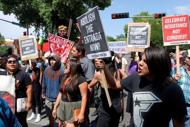 New Mexico accord unveiled over event celebrating 'conquest' | iNFOnews.ca CP235375225