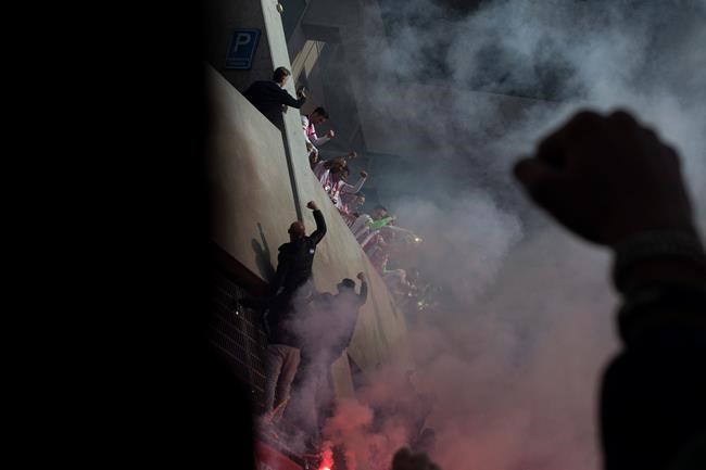 Fireworks damage Amsterdam cafe frequented by Ajax fans | iNFOnews.ca