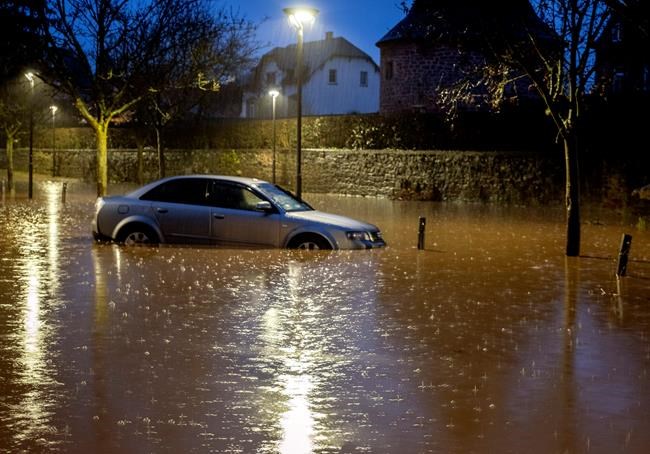 Rivers breaking banks in Germany as more snow falls | iNFOnews.ca CP61755151