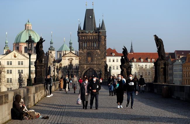 Czechs impose the tightest lockdown amid UK variant surge | iNFOnews.ca CP2068941147