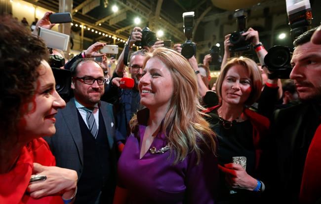 Liberal upstart Caputova elected 1st Slovak female president | iNFOnews.ca