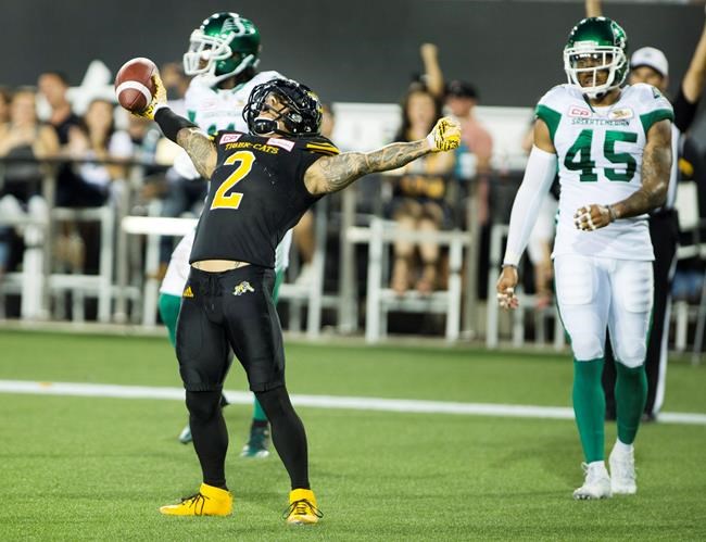 Collaros throws five TDs, Tiger-Cats earn first home win of season | iNFOnews.ca