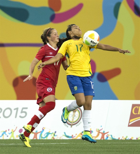 Canadian women's soccer team falls to Brazil 2-0, still advances to semifinals | iNFOnews.ca