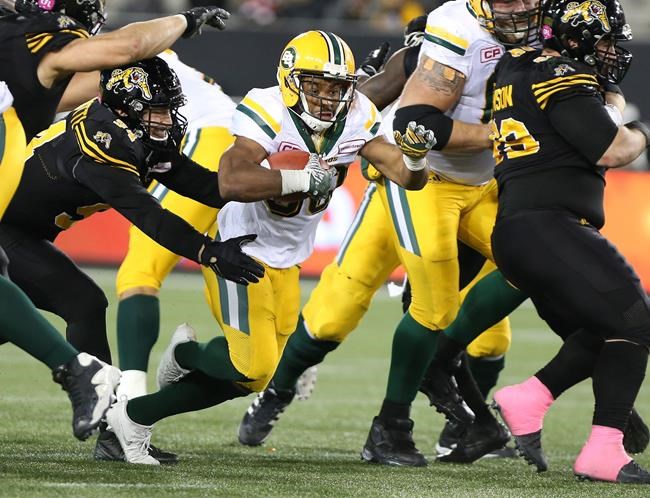 Mike Reilly tosses two TDs to Derel Walker, Eskimos beat Ticats 29-26 | iNFOnews.ca