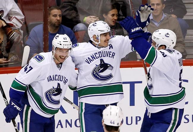 Canucks roll past Coyotes with 3-goal second period | iNFOnews.ca