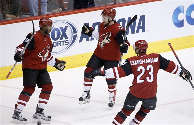 Doan gets franchise points mark, Coyotes beat Flames 4-1 | iNFOnews.ca CP36371134
