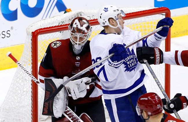 Auston Matthews scores for Maple Leafs in Arizona homecoming | iNFOnews.ca