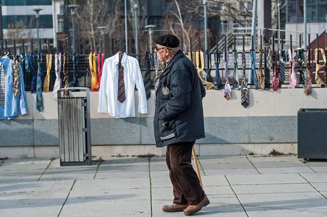 Neckties hung outside Kosovo PM's office to protest raise | iNFOnews.ca Neckties hung outside Kosovo PM's office to protest raise | iNFOnews.ca