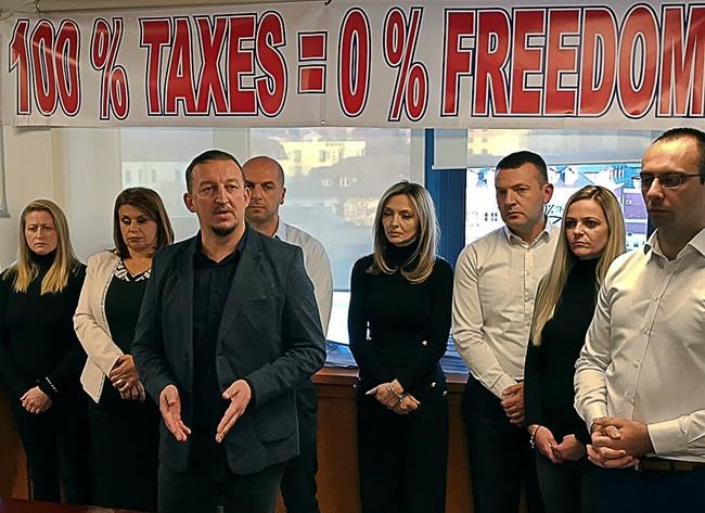 Kosovo lawmakers occupy office over tax on Serbian imports | iNFOnews.ca
