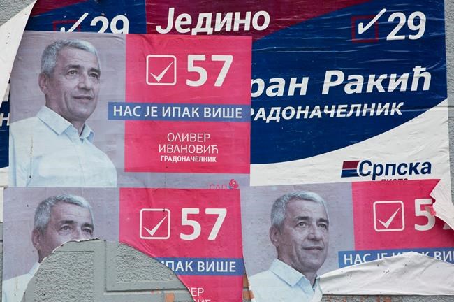 The Latest: Kosovo assures safety after Serb leader's death | iNFOnews.ca