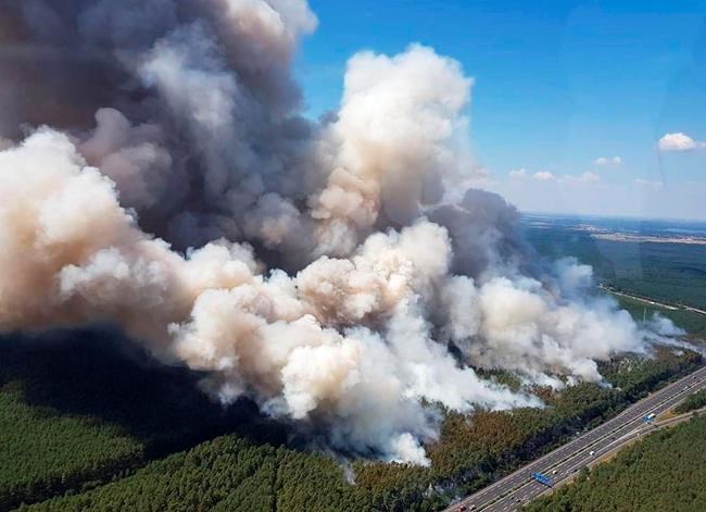 WWII ammo complicates efforts to fight German forest fire | iNFOnews.ca