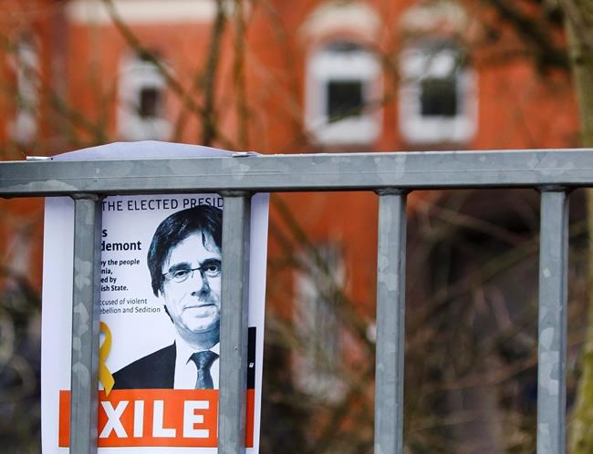 The Latest: Lawyer: Catalan ex-president in 'perfect shape' | iNFOnews.ca